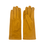 Дамски меки ръкавици - светло кафеви