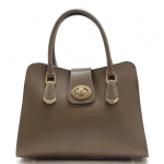 Луксозна чанта от естествена кожа Madelin - фуксия