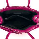 Луксозна чанта от естествена кожа Vivian - розова 
