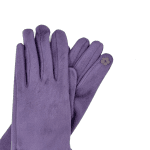 Diana & Co - Дамски меки ръкавици - тъмно кафеви