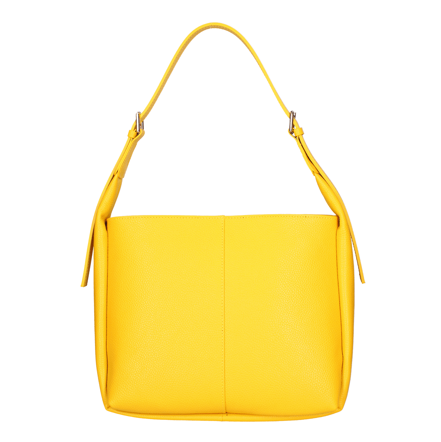 Дамска чанта  от естествена кожа Karla  - жълта