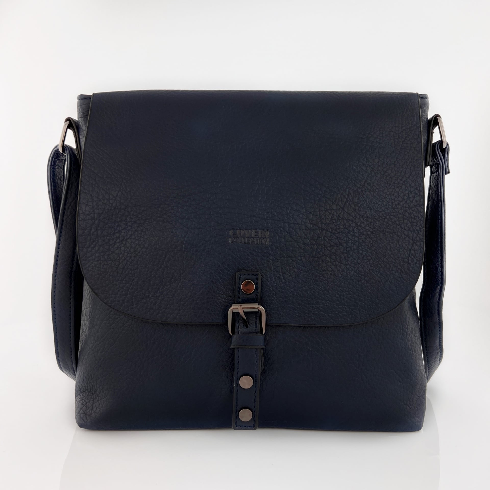 Дамска чанта за през рамо - тъмно синя 