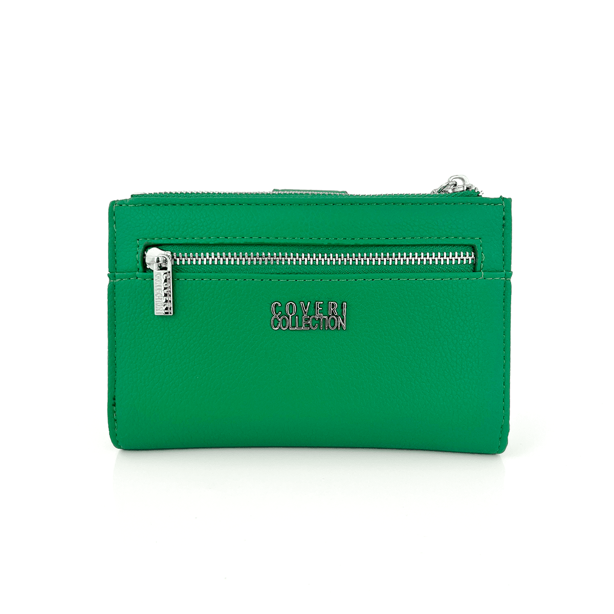 Модерно дамско портмоне - светло зелено 