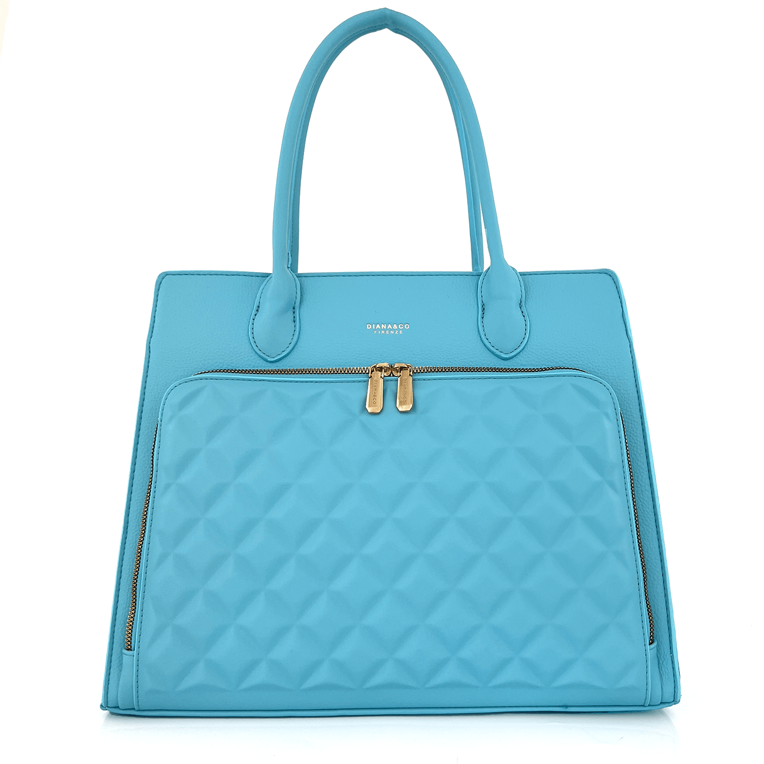 Diana & Co - Голяма дамска чанта - светло синя 