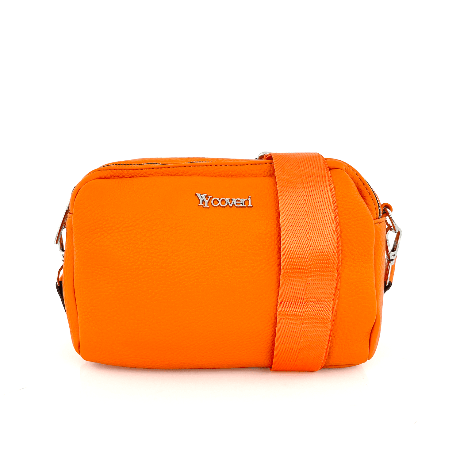 Дамска чантичка за през рамо + подарък портмоне - оранжева