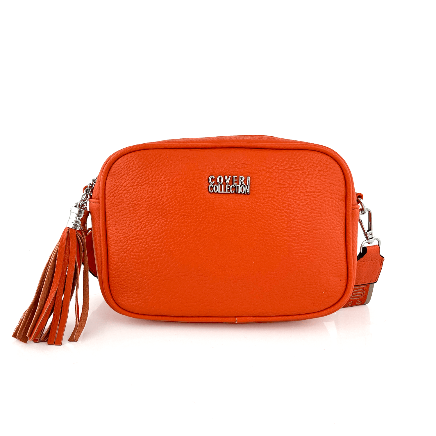 Дамска чантичка за през рамо - оранжева 