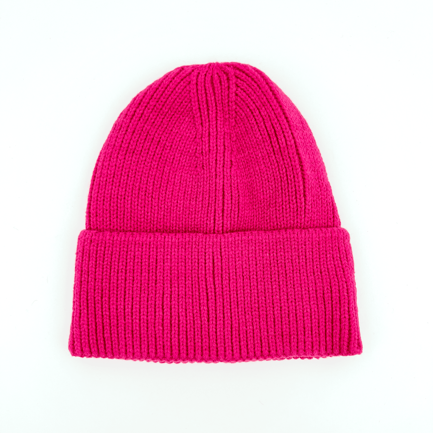 Топла зимна шапка - фуксия 