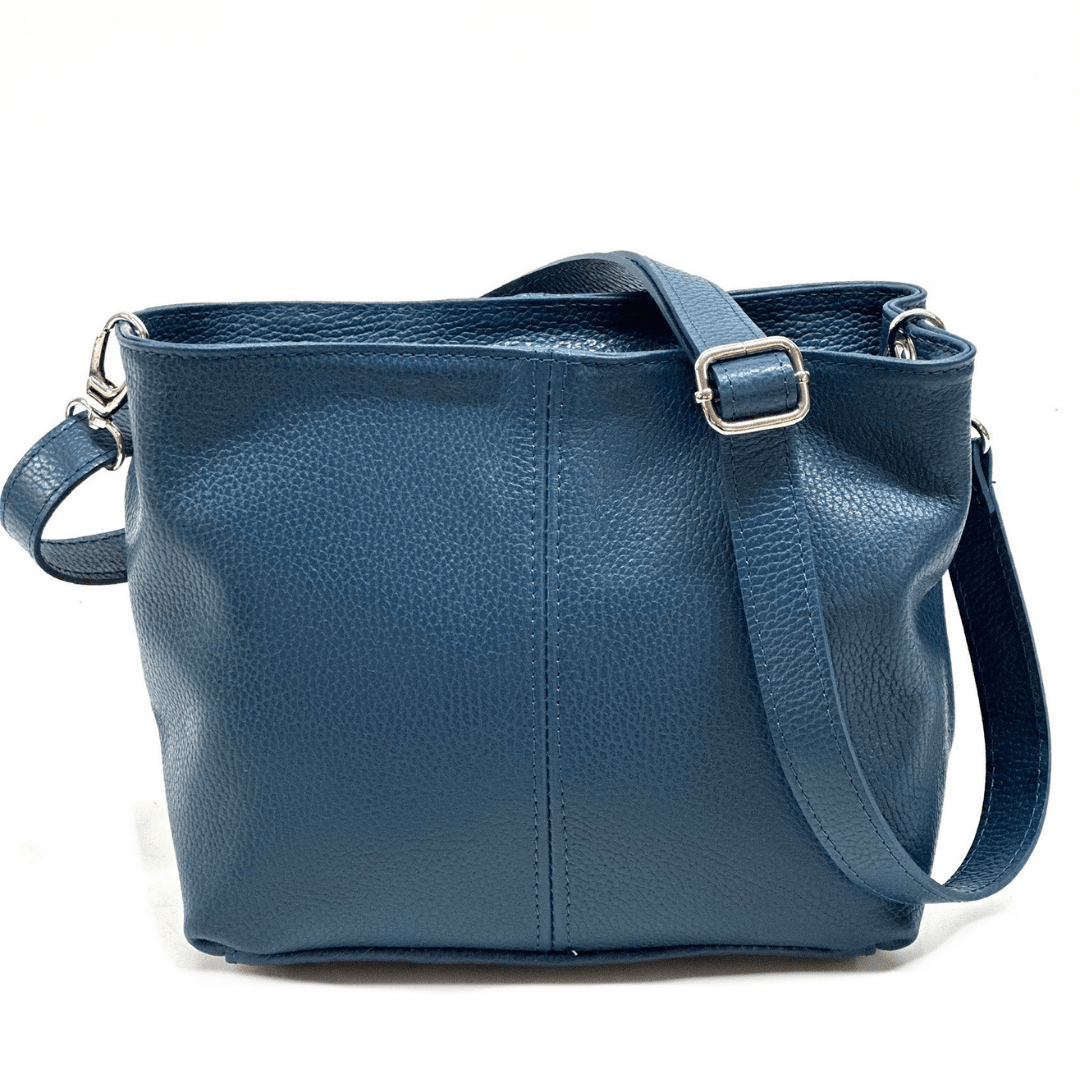Дамска чантa за през рамо - синя