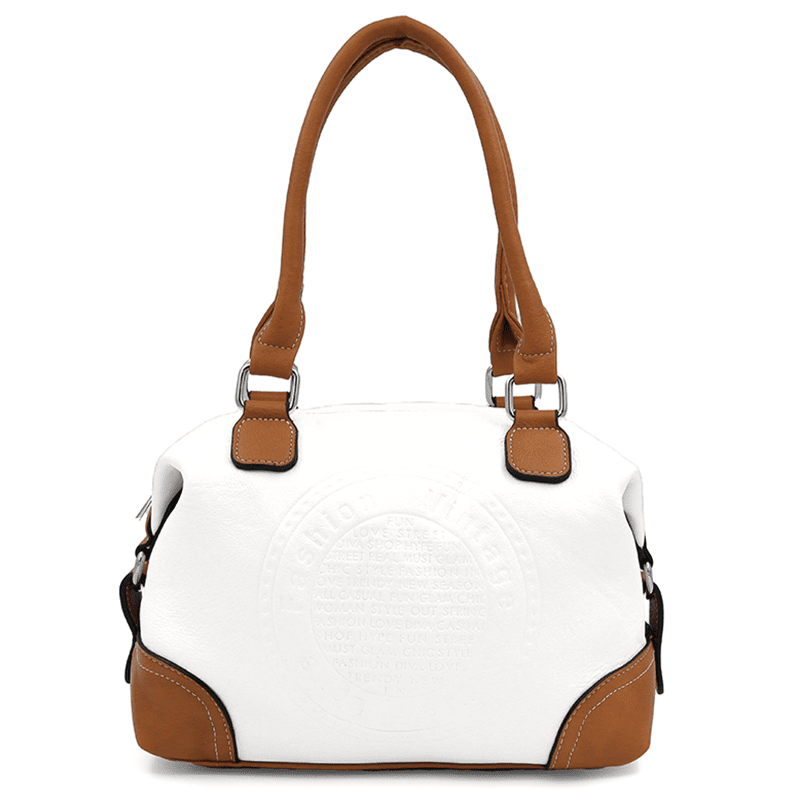 Дамска чанта Flora - бяла
