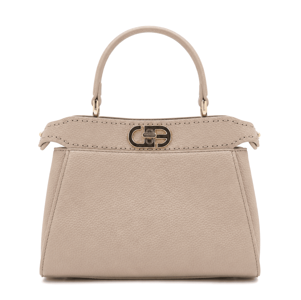 Chris Bella - Дамска чанта с две отделения - светло кафява