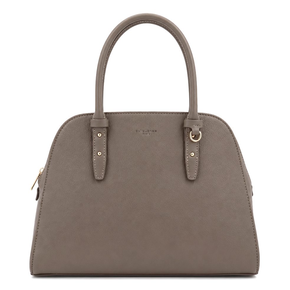 David Jones - Дамска чанта с три отделения - светло кафява