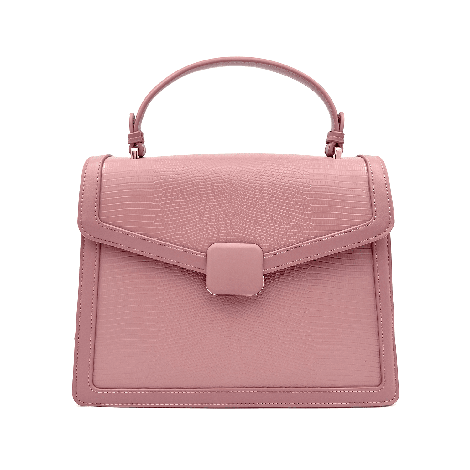 Diana & Co - Луксозна дамска чанта - розова