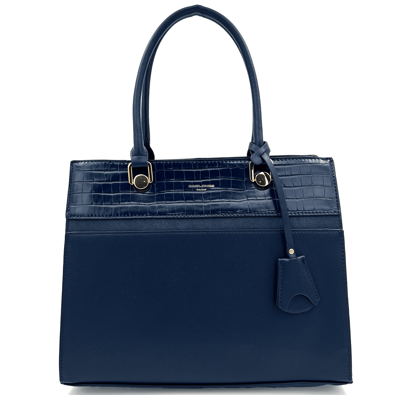 David Jones - Голяма луксозна дамска чанта - тъмно синя