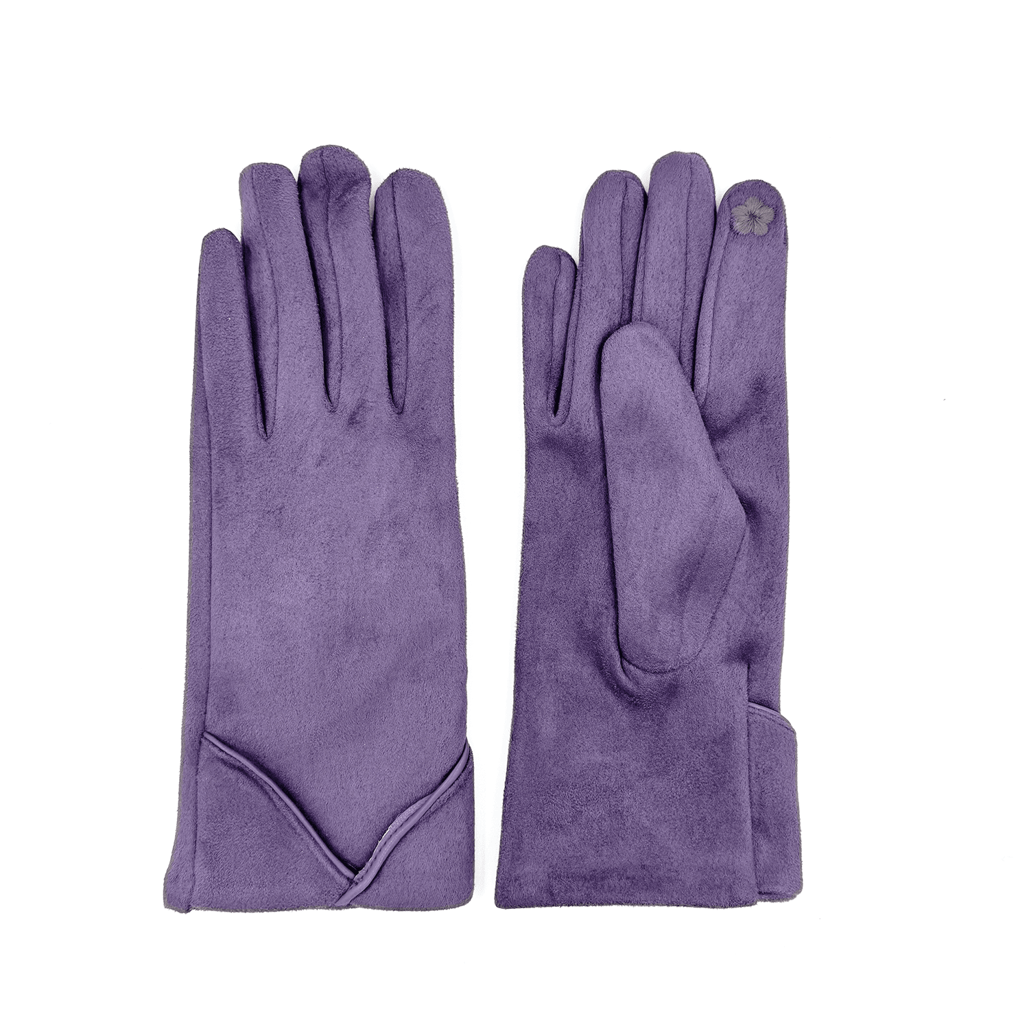 Diana & Co - Дамски меки ръкавици - лилави
