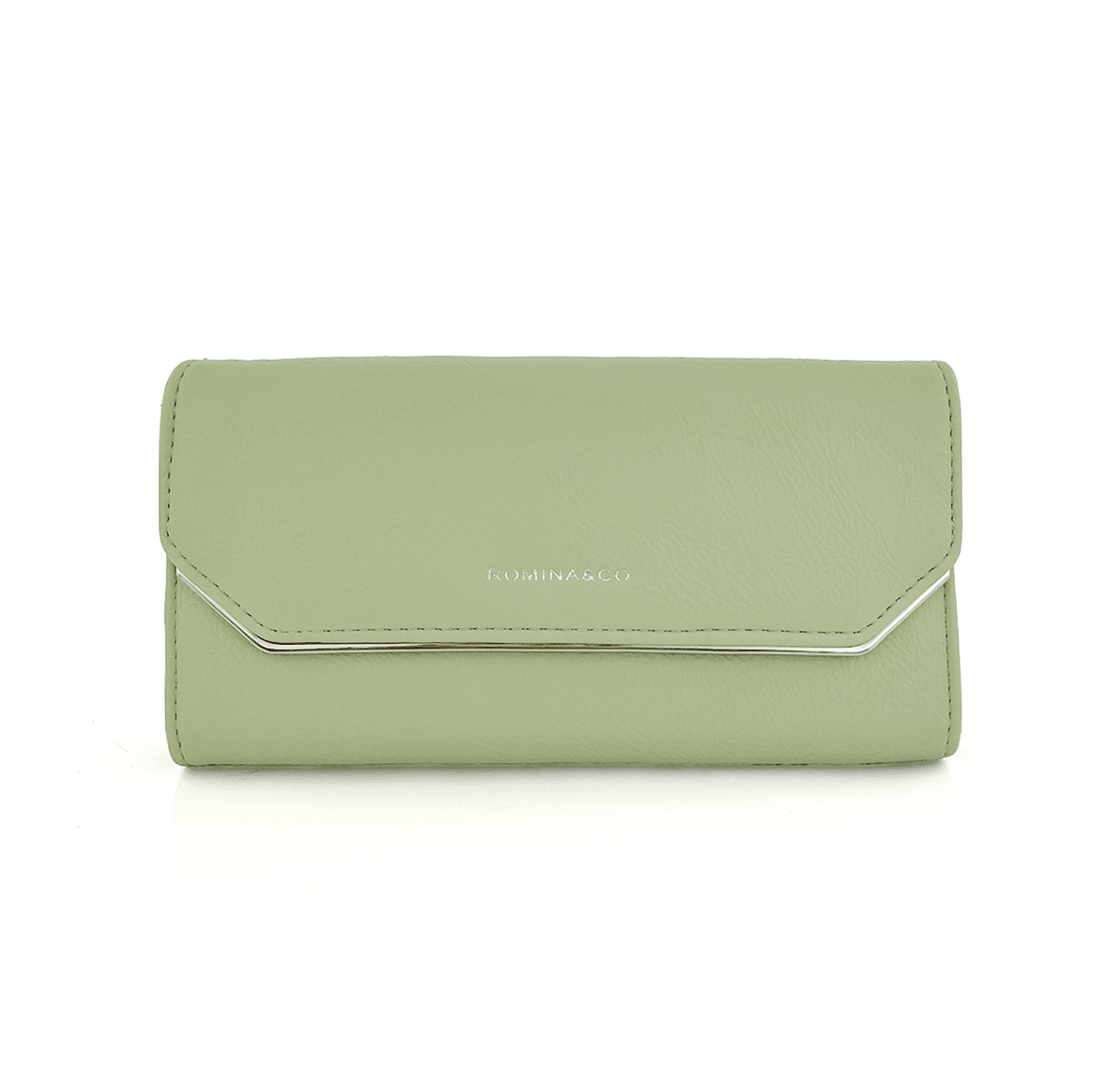 Стилно дамско портмоне - светло зелено 