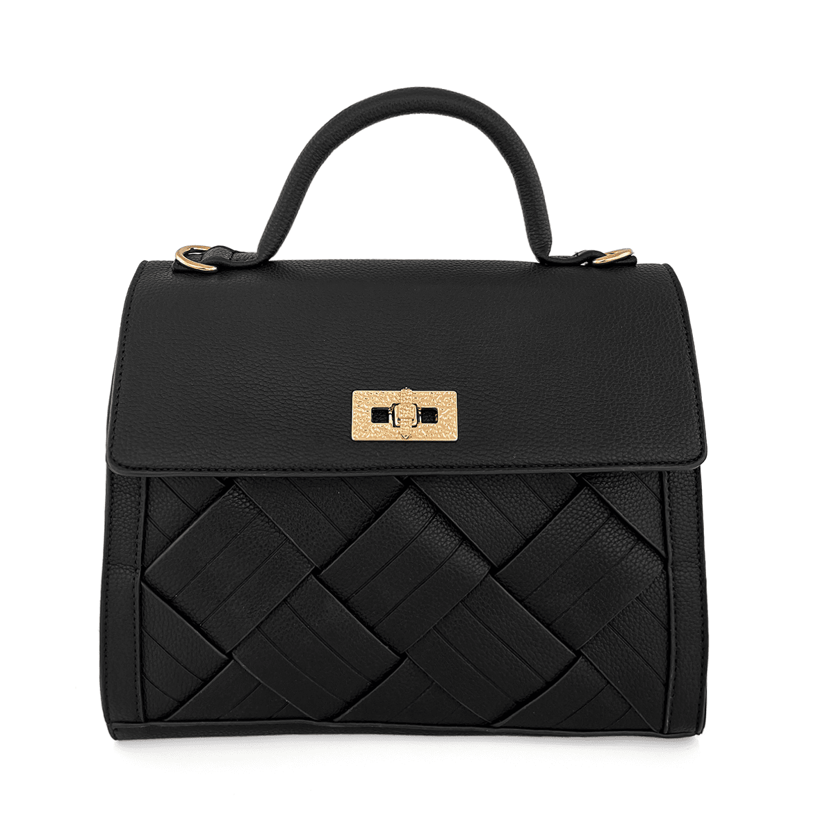 Луксозна дамска чанта Bellisima - черна 