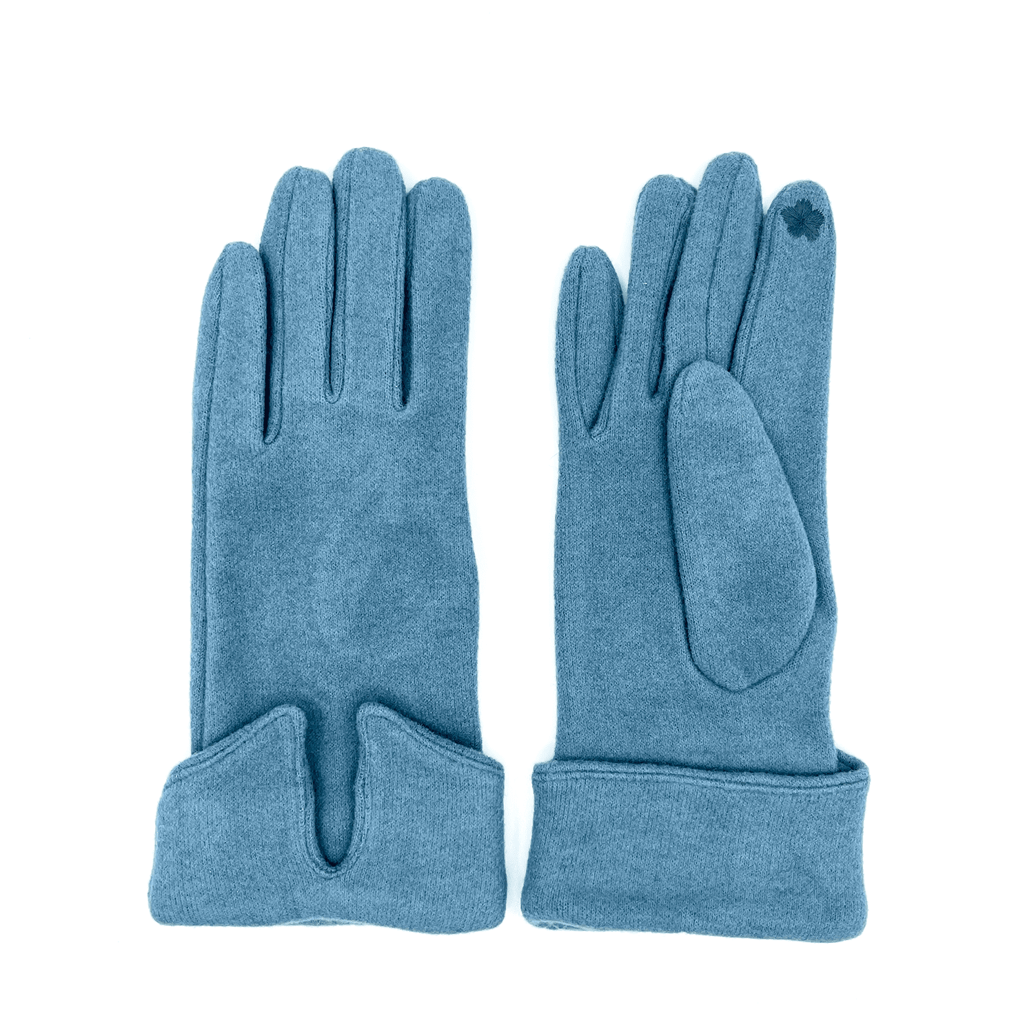 Топли ръкавици - светло сини