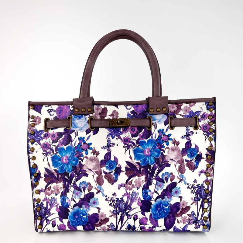 Дамска чанта с цветен принт - Freya