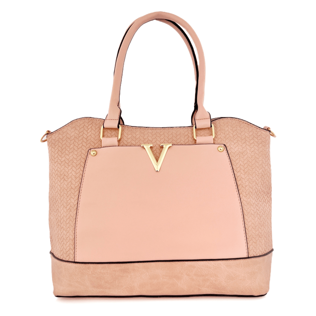 Модерна дамска чанта Veda - розова