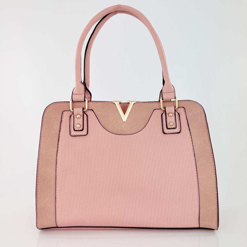 Модерна дамска чанта Verona - розова