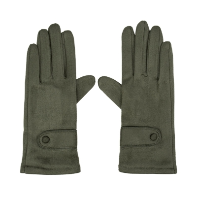 Diana & Co - Елегантни дамски ръкавици - зелени