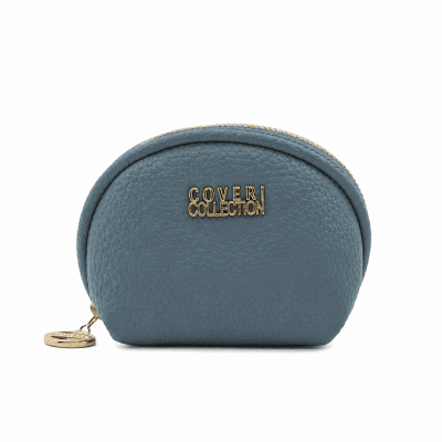 Практичен и стилен монетник - син