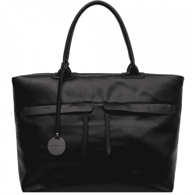 Голяма дамска чанта - черна