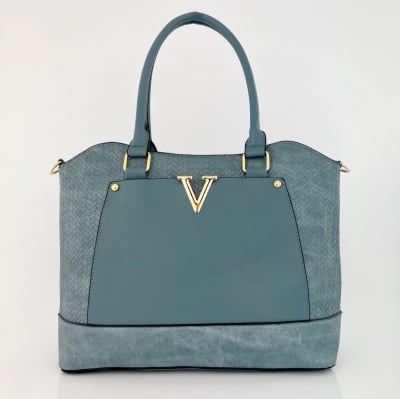 Модерна дамска чанта Veda - светло синя