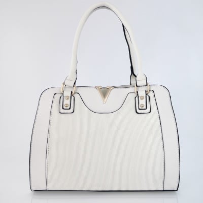 Модерна дамска чанта Verona - бяла