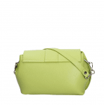 Чанта за през рамо от естествена кожа Aster - зелена