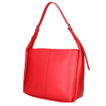 Дамска чанта  от естествена кожа Karla  - червена