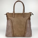 Модерна дамска чанта - Kristin - бордо