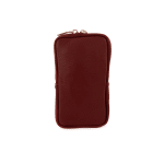 2 в 1 - чантичка и портмоне от естествена кожа - червено