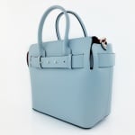 Дамска чанта от естествена кожа Annabella - светло синя 