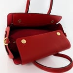 Дамска чанта от естесвена кожа Annabella - червена  