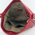 Интересна чанта за през рамо - червена