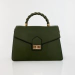 Бутикова дамска чанта Amira - зелена