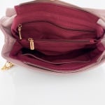 Diana & Co - Капитонирана дамска чанта за през рамо  - пепел от рози
