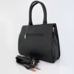  Ежедневна дамска чанта - тъмно кафява 