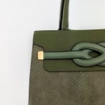  Ежедневна дамска чанта - зелена