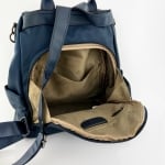 2 в 1 - Водоустойчива раница и чанта със секретно закопчаване - сива 