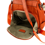 2 в 1 - Водоустойчива раница и чанта със секретно закопчаване - фуксия 