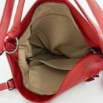 3 в 1 - Чанта, раница и чанта за през рамо - червена 