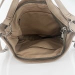 3 в 1 - Чанта, раница и чанта за през рамо - светло кафява
