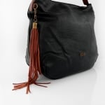 Удобна чанта тип торба с много джобове - светло кафява 