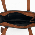 Дамска чанта от естествена кожа Allegra - керемидено кафява 