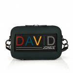 David Jones - чанта за през рамо с 2 отделения - тъмно синьо/светло кафяво