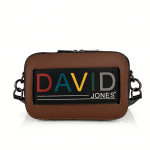 David Jones - чанта за през рамо с 2 отделения - керемидено кафява 