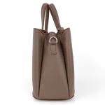 Дамска чанта от естествена кожа Elisa  - черна 