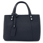 Дамска чанта от естествена кожа Elisa  - черна 